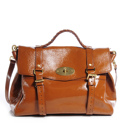 Mulberry Patent Oversized Alexa Oak 1 of 14