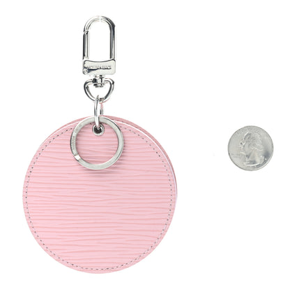 Louis Vuitton Epi Mirror Bag Charm Key Holder Rose Ballerine 2 of 6