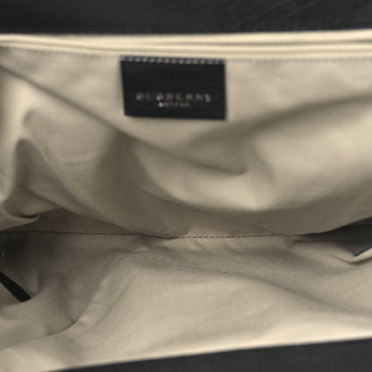 Burberry Goatskin Kiss Lock Frame Shoulder Bag Black 5 of 14