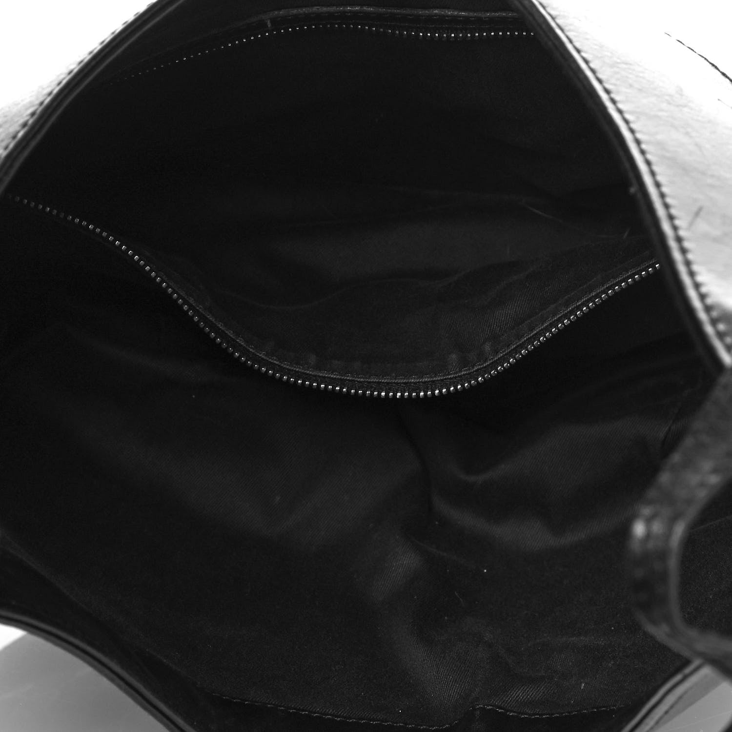 Gucci Denim Monogram Half Moon Hobo Black 4 of 16