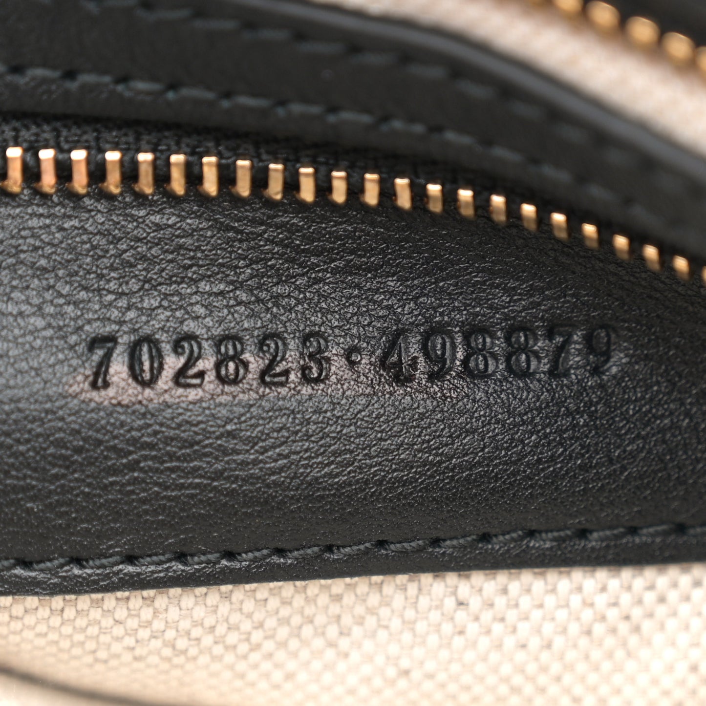 Aria Calfskin Web Large Attache Shoulder Bag Black