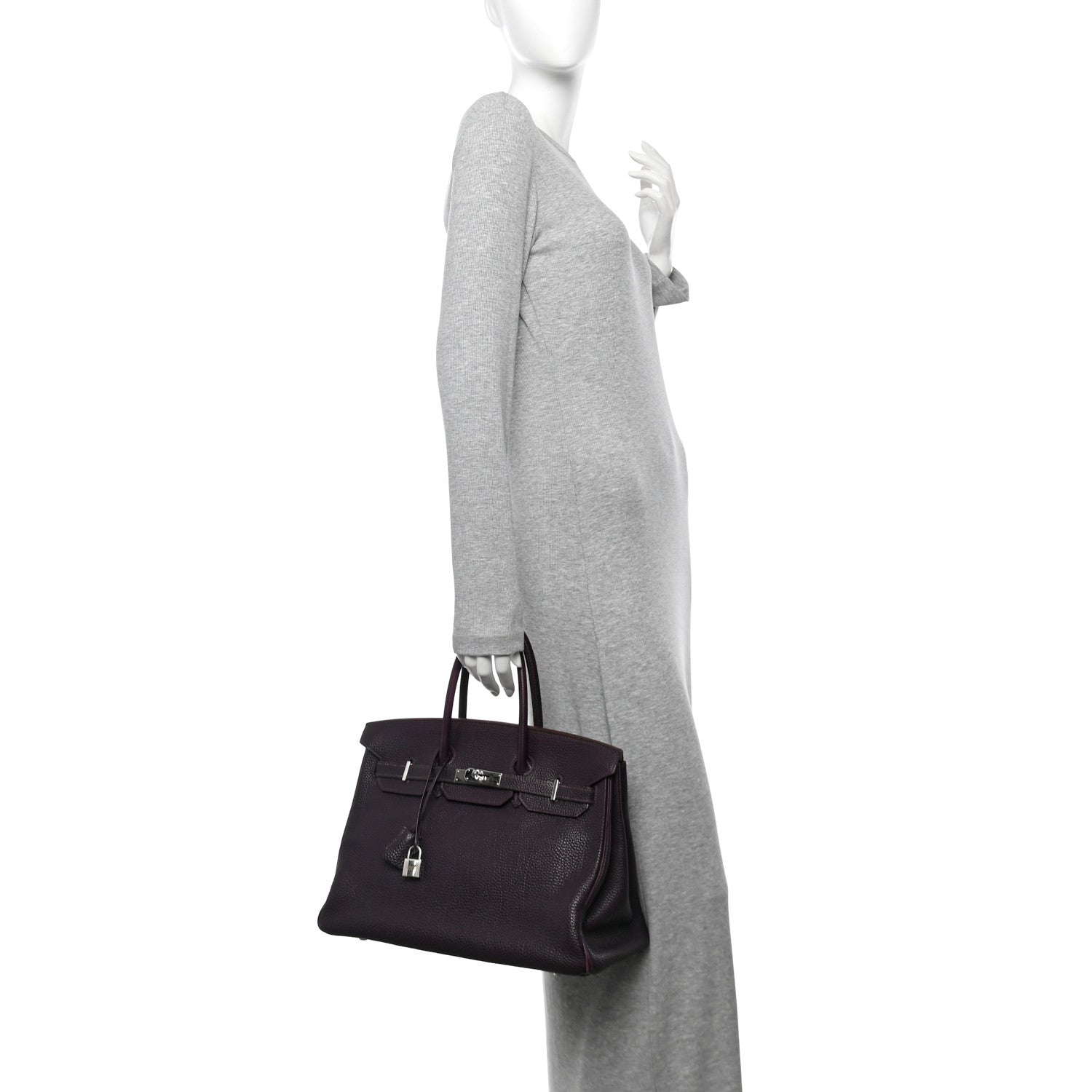 Hermes Togo Birkin 35 Raisin 2 of 11
