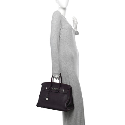 Hermes Togo Birkin 35 Raisin 2 of 11