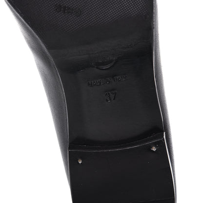 Chanel Lambskin Cap Toe Ballerina Flats 37 Black 9 of 11