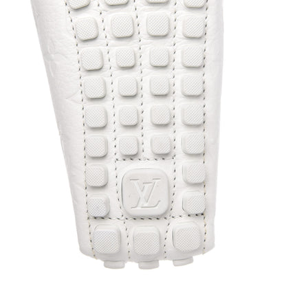 Louis Vuitton Empreinte Arizona Car Shoe Moccasin Loafers 7.5 White 8 of 8