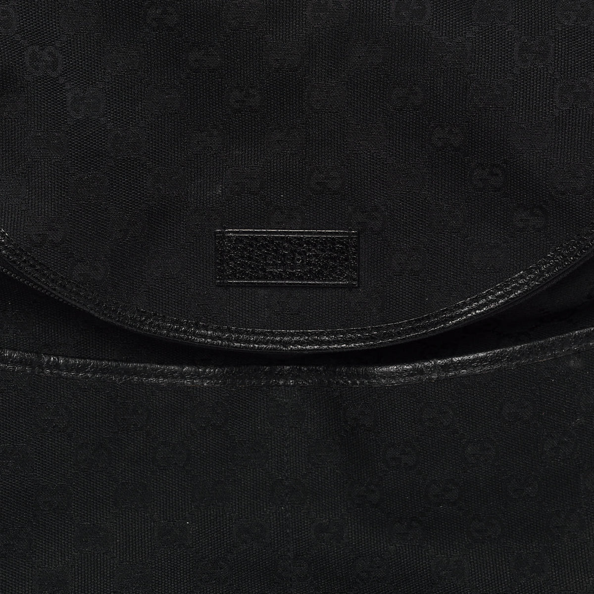 Monogram Large Diaper Bag Black