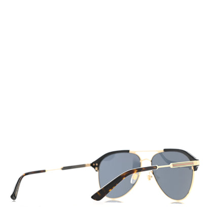 Gucci Web Aviator Sunglasses GG0288SA Gold 3 of 7