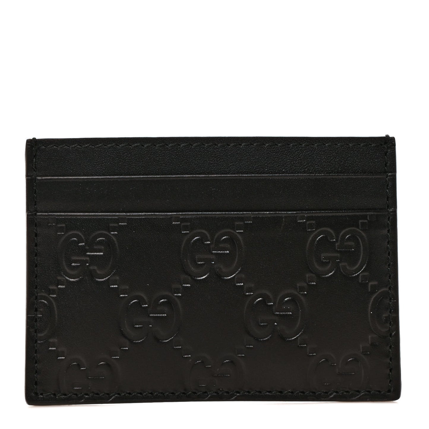 Microguccissima Card Holder Money Clip Black