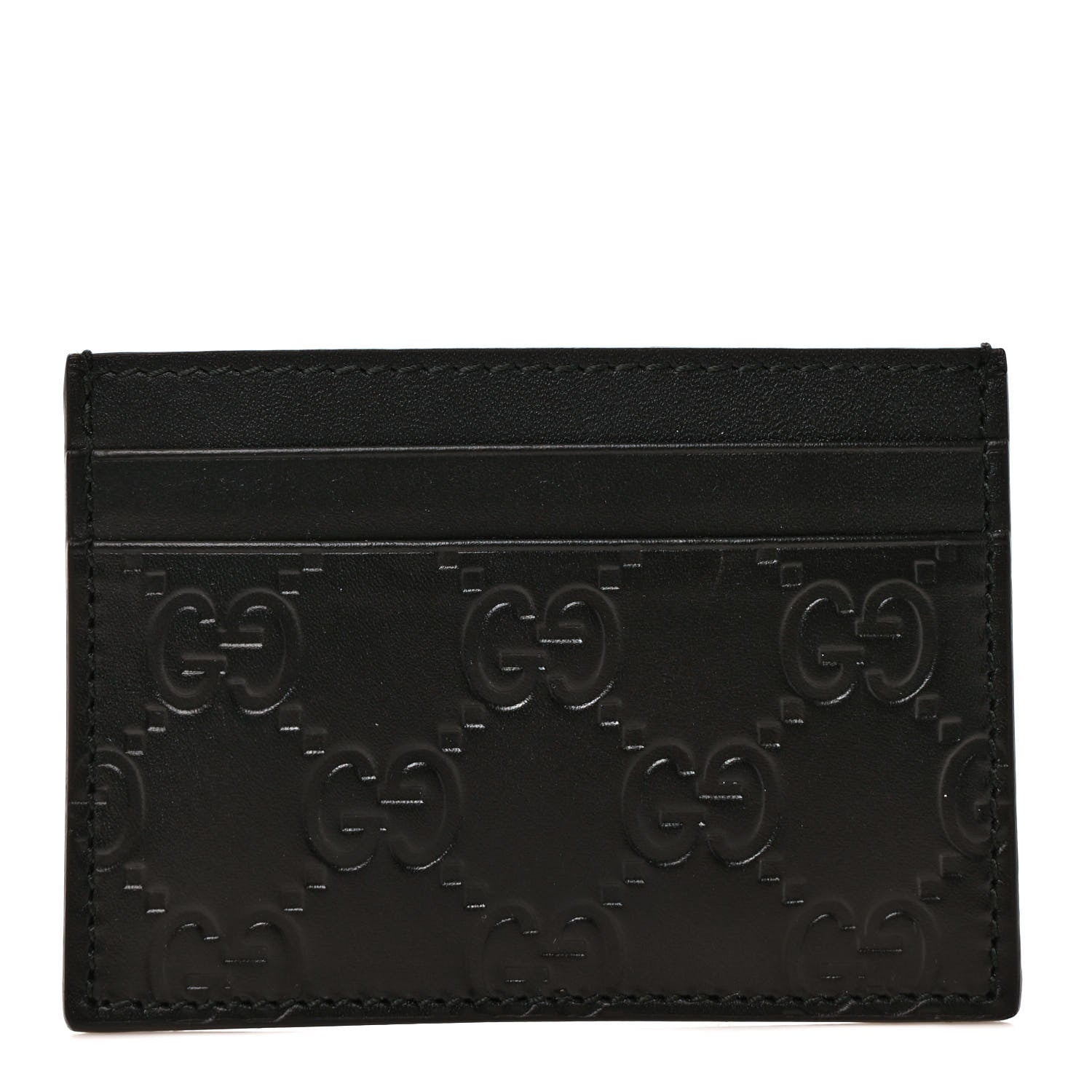 Gucci Microguccissima Card Holder Money Clip Black 1 of 6