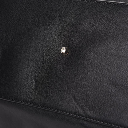 Versace Calfskin Studded DV Satchel Black 8 of 11