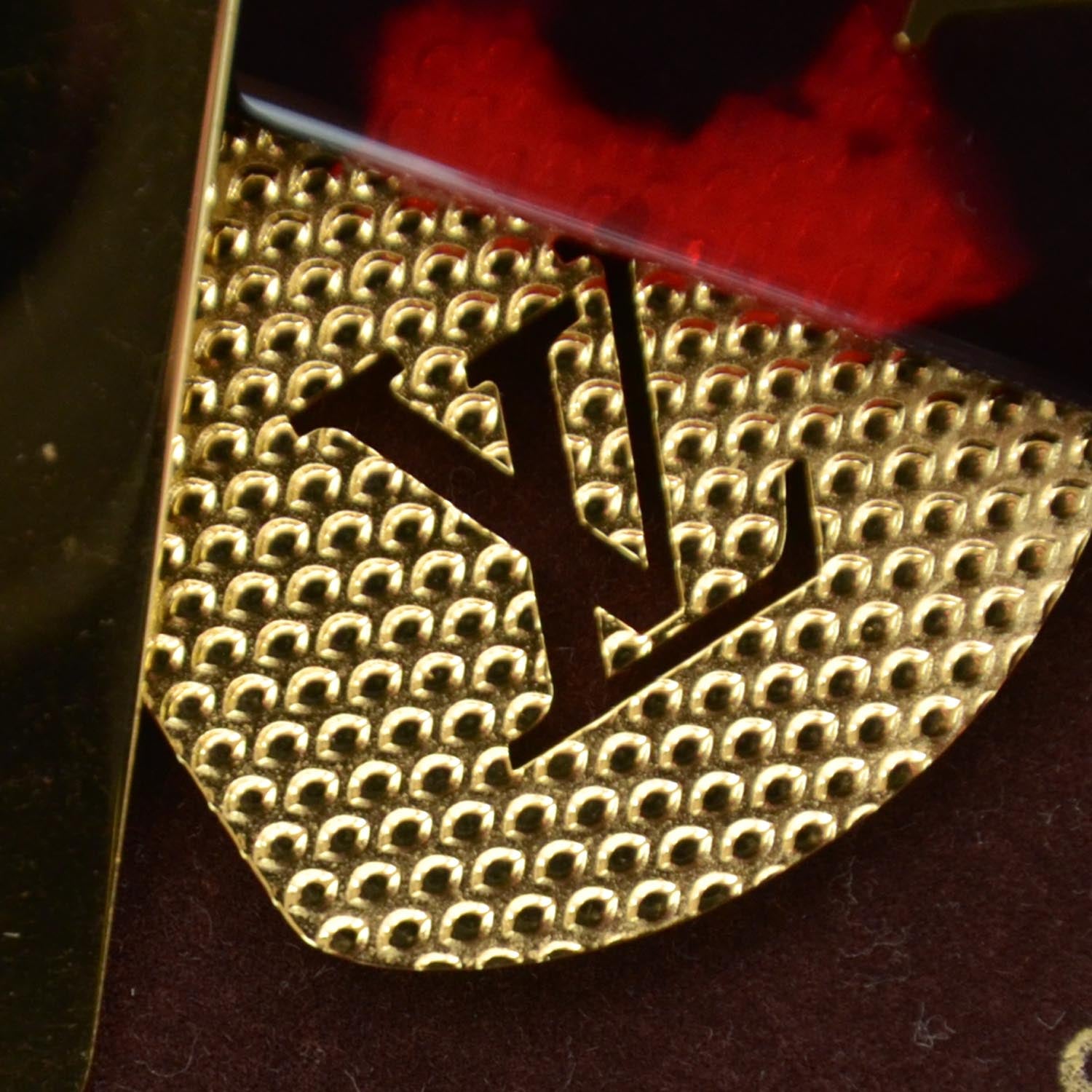 Louis Vuitton Monogramouflage Bag Charm Red 4 of 4