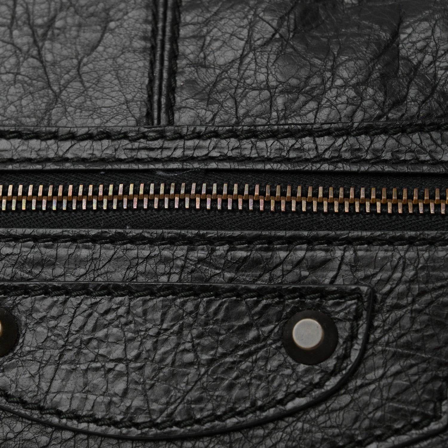 Balenciaga Agneau Classic Hardware Weekender Black 11 of 23