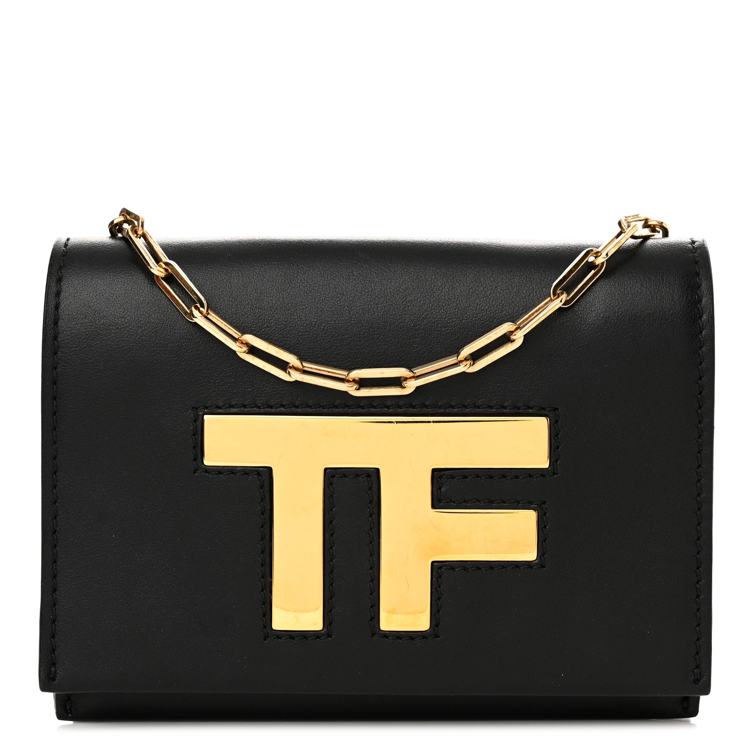 Tom Ford Calfskin Icon Disco Bag Black 1 of 12