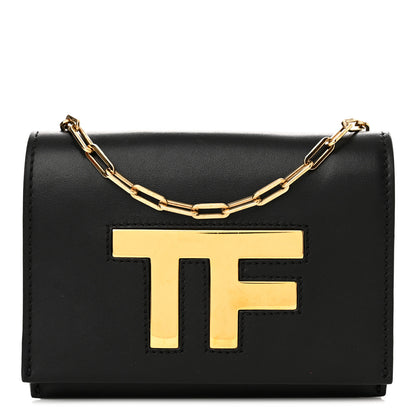 Tom Ford Calfskin Icon Disco Bag Black 1 of 12