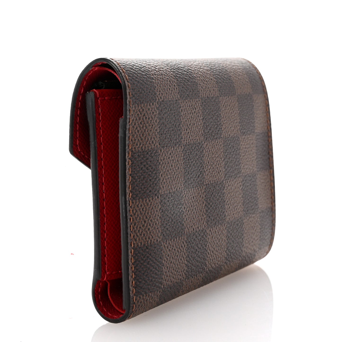 Damier Ebene Victorine Wallet Cherry
