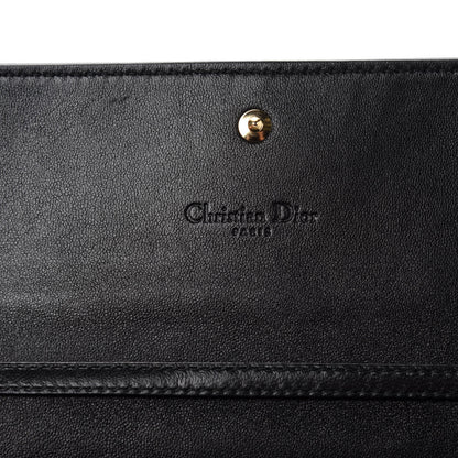 Christian Dior Lambskin Cannage Lady Dior Rendezvous Wallet On Chain Black 8 of 10