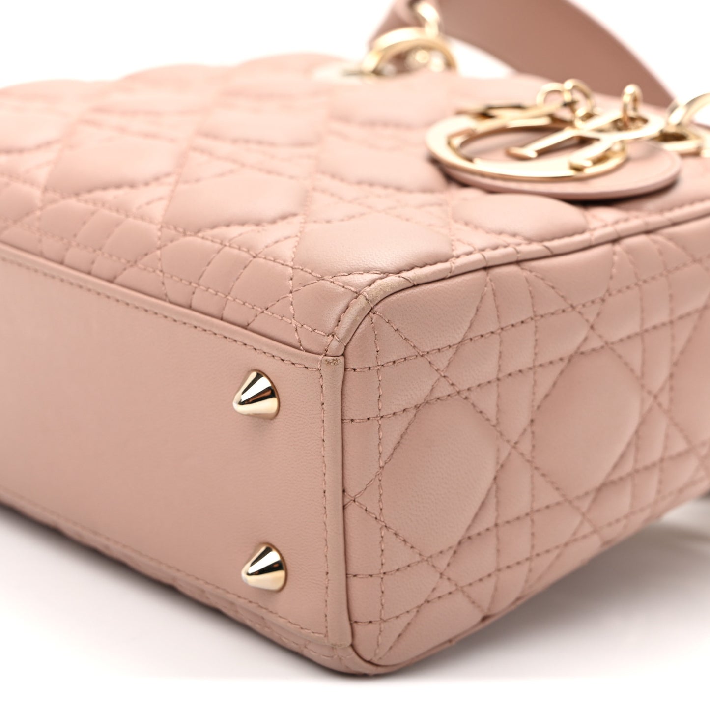 Lambskin Cannage Small My ABCDior Lady Dior Blush