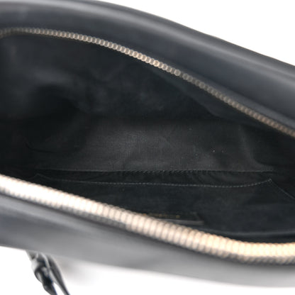 Saint Laurent Calfskin Matelasse Monogram Lou Camera Bag Black 5 of 12