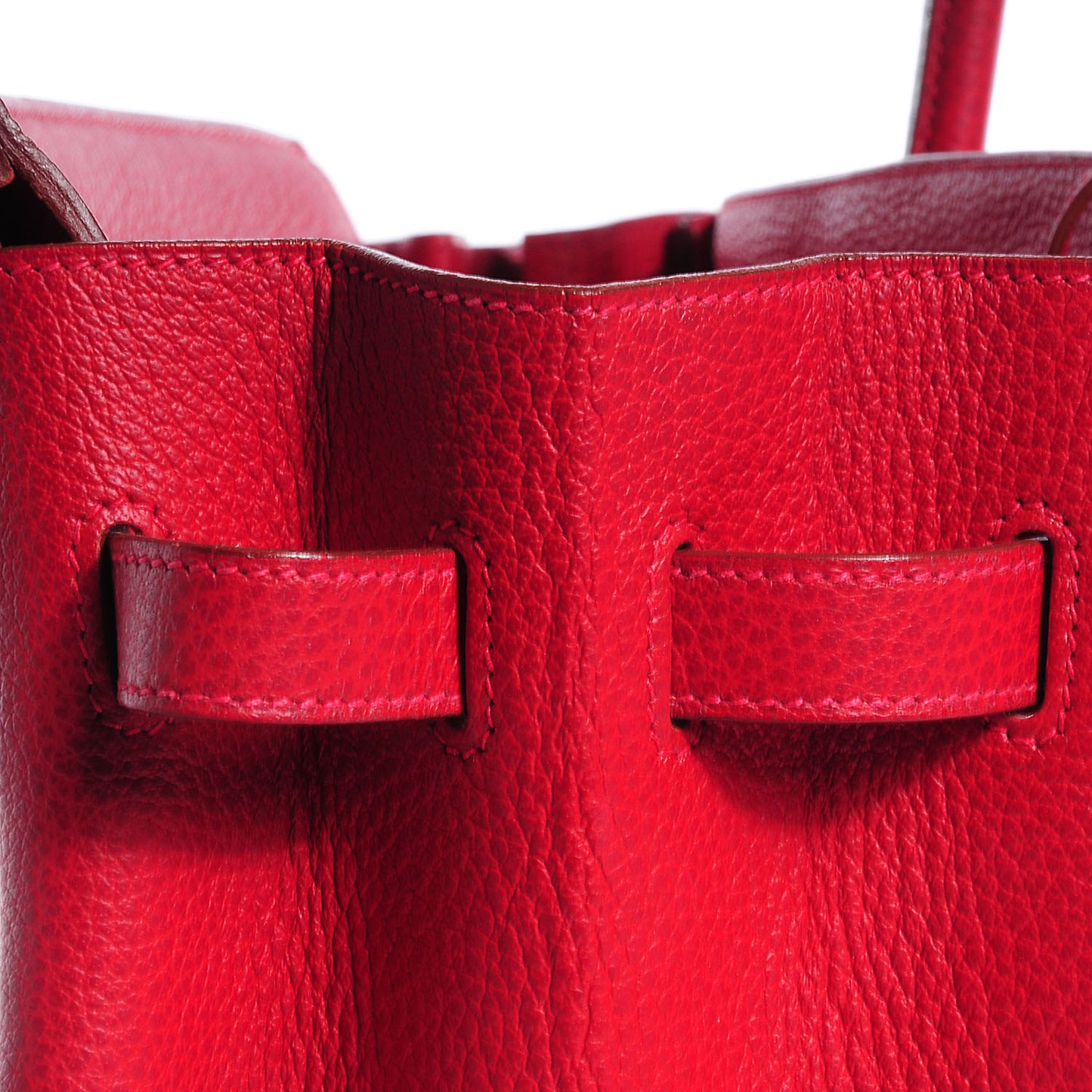 Buffle Skipper Birkin 35 Rouge Vif