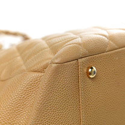 Chanel Caviar Quilted Grand Timeless Tote GTT Beige 23 of 26