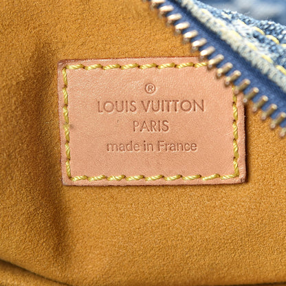 Louis Vuitton Monogram Denim Baggy PM Blue 6 of 9