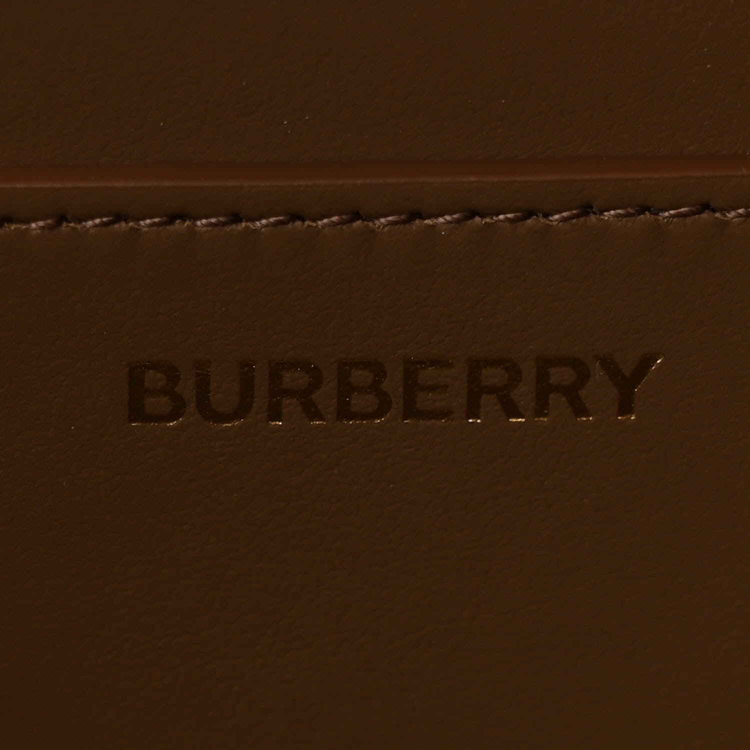 Burberry Grained Calfskin House Check Small Madison Shoulder Bag Earth 6 of 10