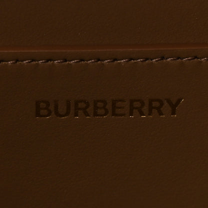 Burberry Grained Calfskin House Check Small Madison Shoulder Bag Earth 6 of 10