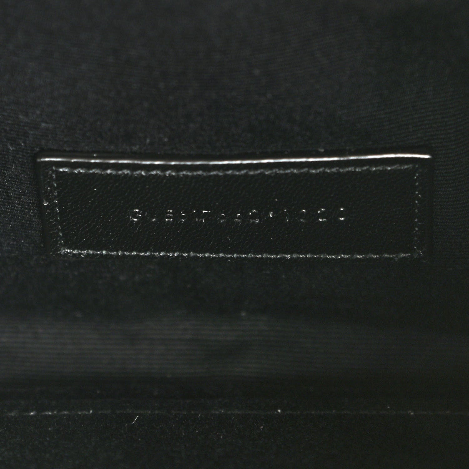 Saint Laurent Grain De Poudre Matelasse Chevron Monogram Envelope Clutch Blanc Vintage 7 of 11