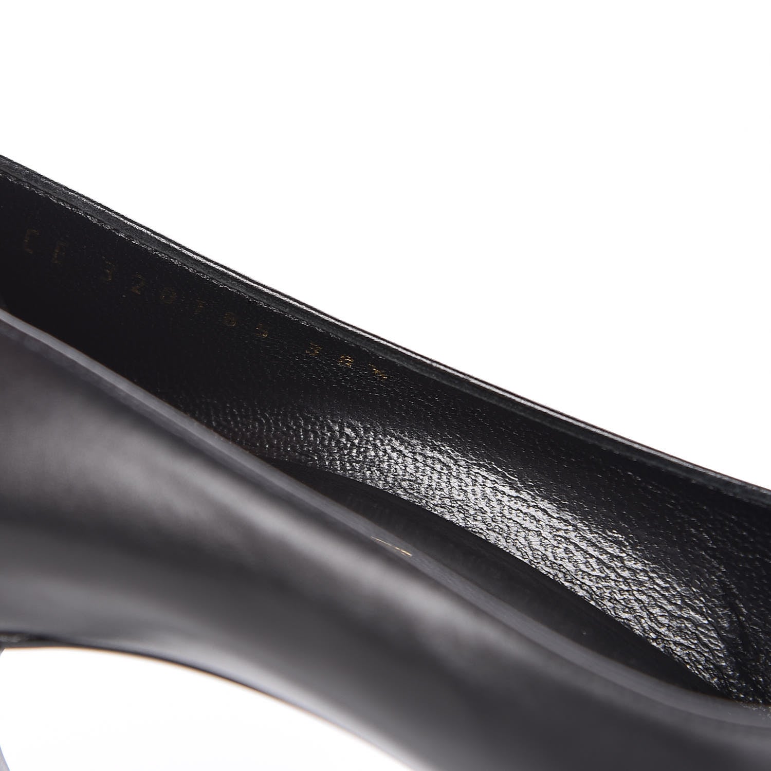Saint Laurent Calfskin Bi-Color Cap Toe 105 Pumps 38.5 Black Porcellana 11 of 12