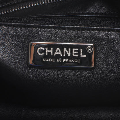 Chanel Leather Luxe Ligne Medium Bowler Black 6 of 7