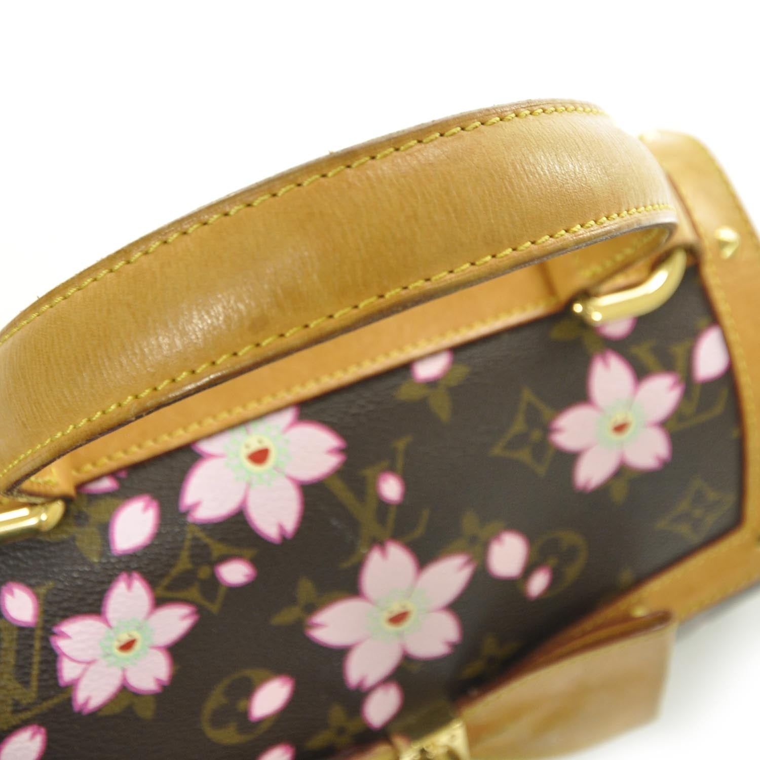 Louis Vuitton Monogram Cherry Blossom Sac Retro Bag Brown 5 of 8