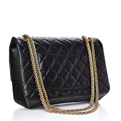 Chanel Aged Calfskin Quilted 2.55 Reissue 226 Flap Black 3 of 11