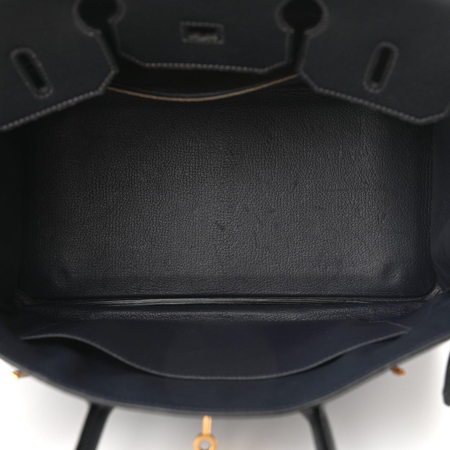 Chevre de Coromandel Birkin 35 Bleu Indigo