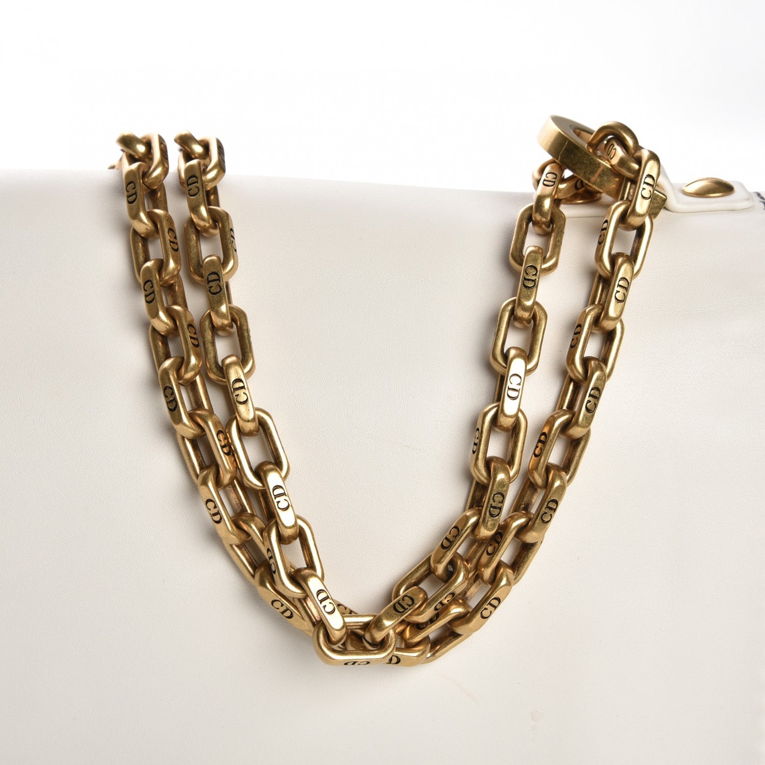 Christian Dior Calfskin J'Adior Chain Flap Bag Off White 11 of 13