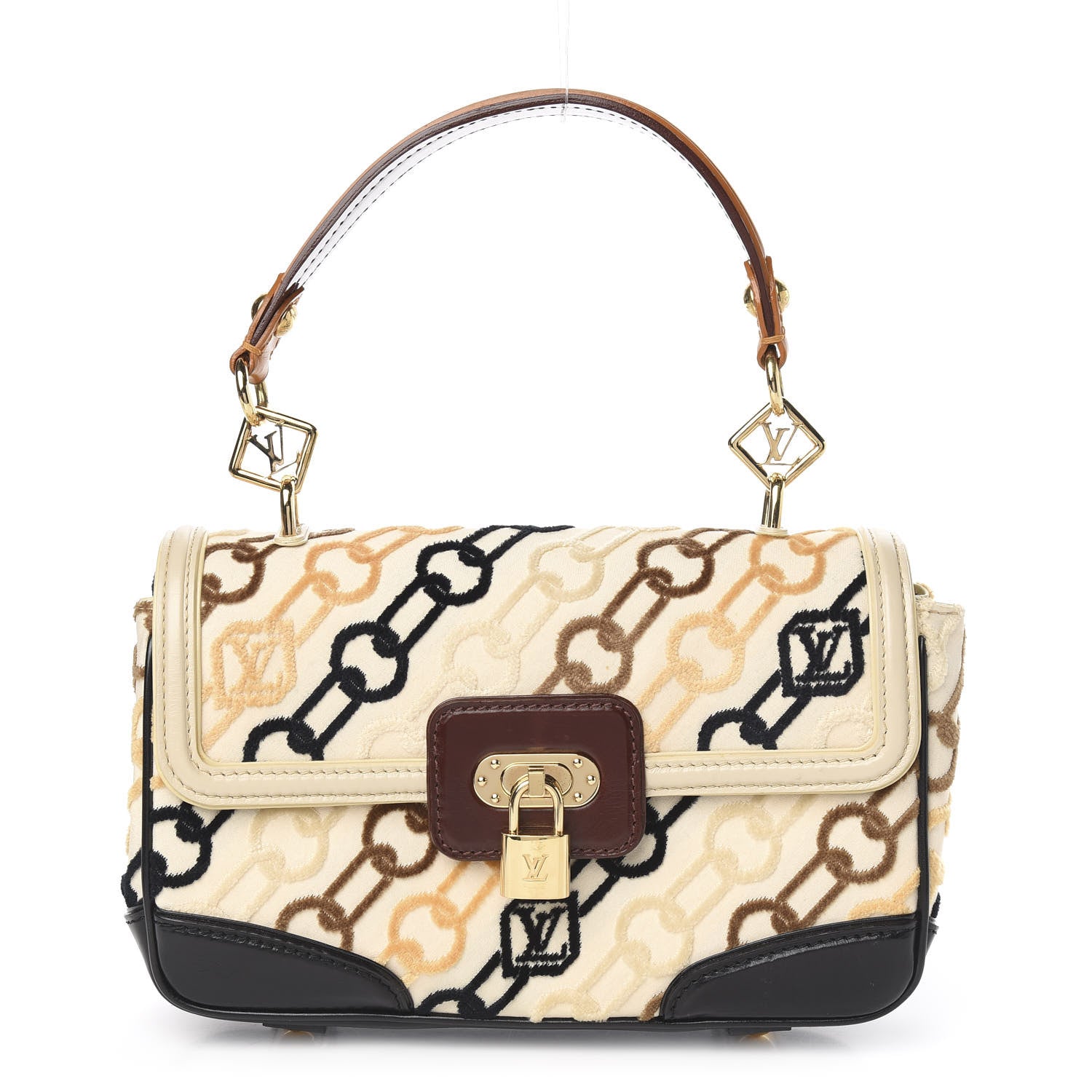 Louis Vuitton Velvet Chains Dolly Beige 1 of 11