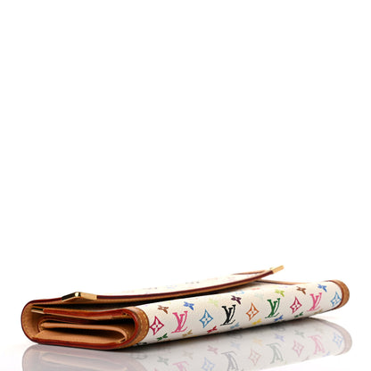 Louis Vuitton Monogram Multicolor Porte Tresor International Wallet White 3 of 4