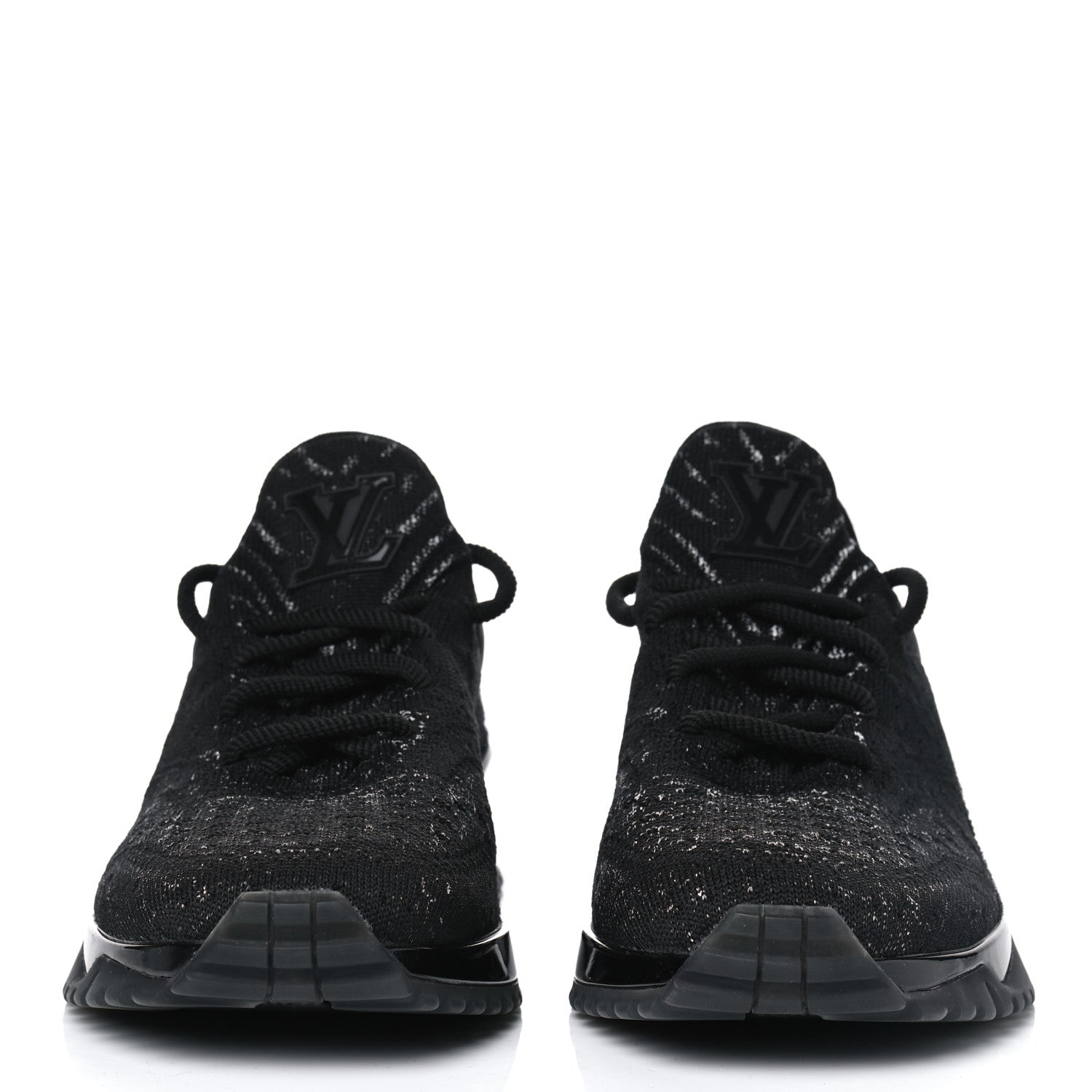 Louis Vuitton Technical Knit Mens V.N.R Sneakers 8 Black 2 of 5