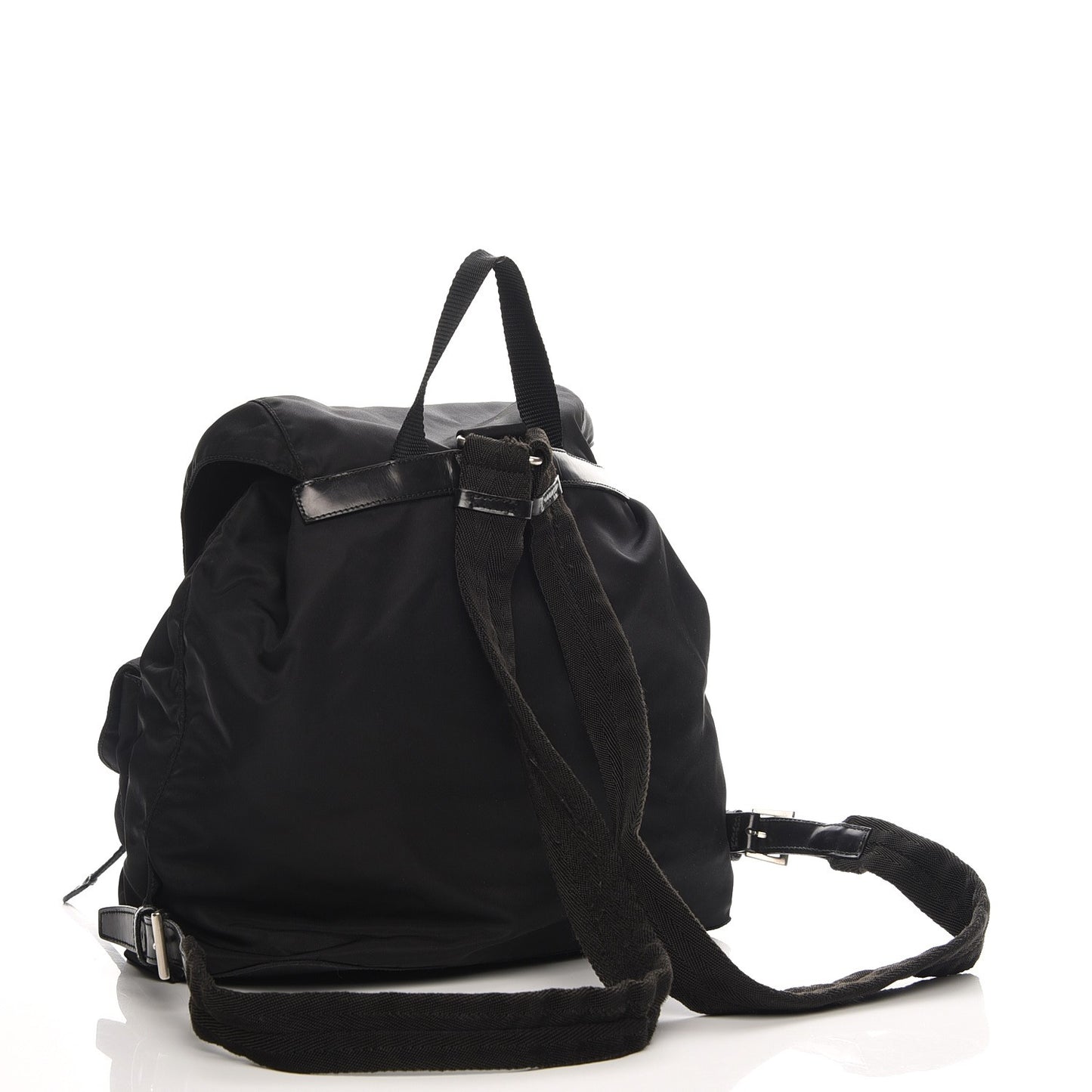 Nylon Vela Medium Backpack Black