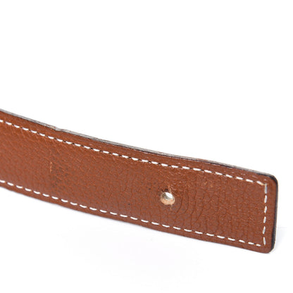 Hermes Box Togo 24mm Mini Constance H Belt 80 Black Gold 12 of 15