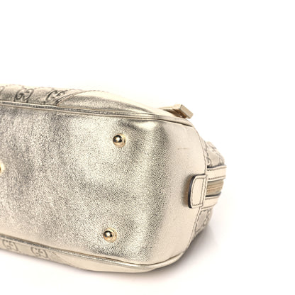 Gucci Guccissima Small Capri Satchel Metallic Gold 9 of 9