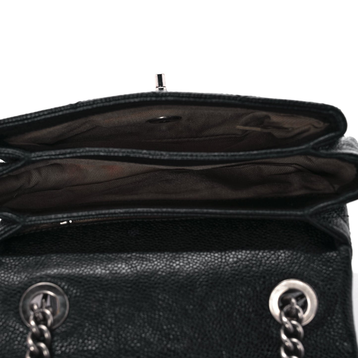 Caviar Quilted Mini Simply CC Flap Black