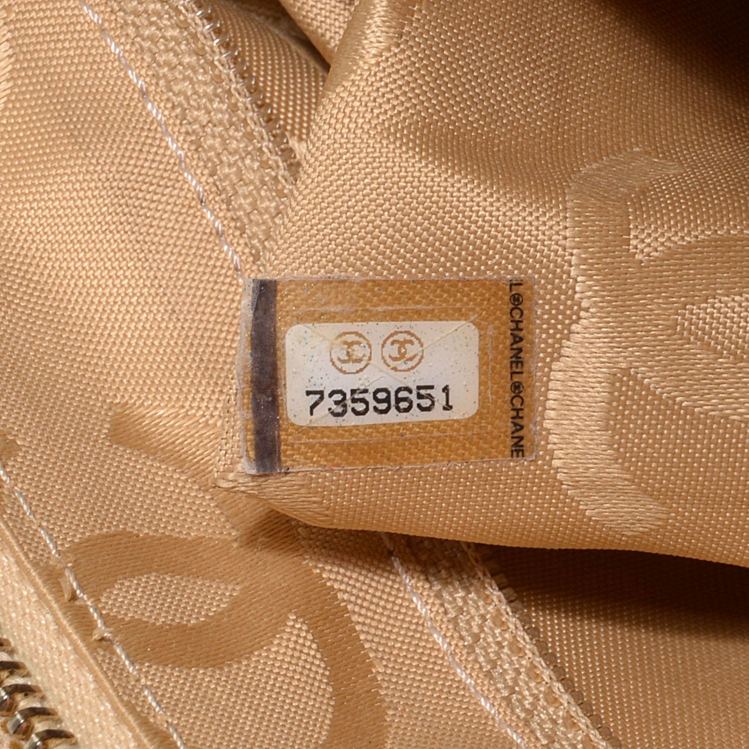 Chanel Caviar CC Shoulder Bag Beige 7 of 7