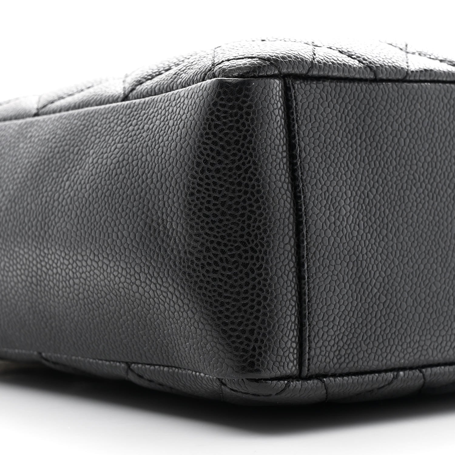 Chanel Caviar Quilted Petit Shopping Tote PST Black 9 of 10