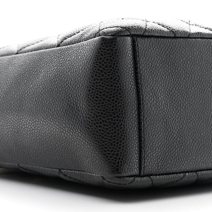 Chanel Caviar Quilted Petit Shopping Tote PST Black 9 of 10
