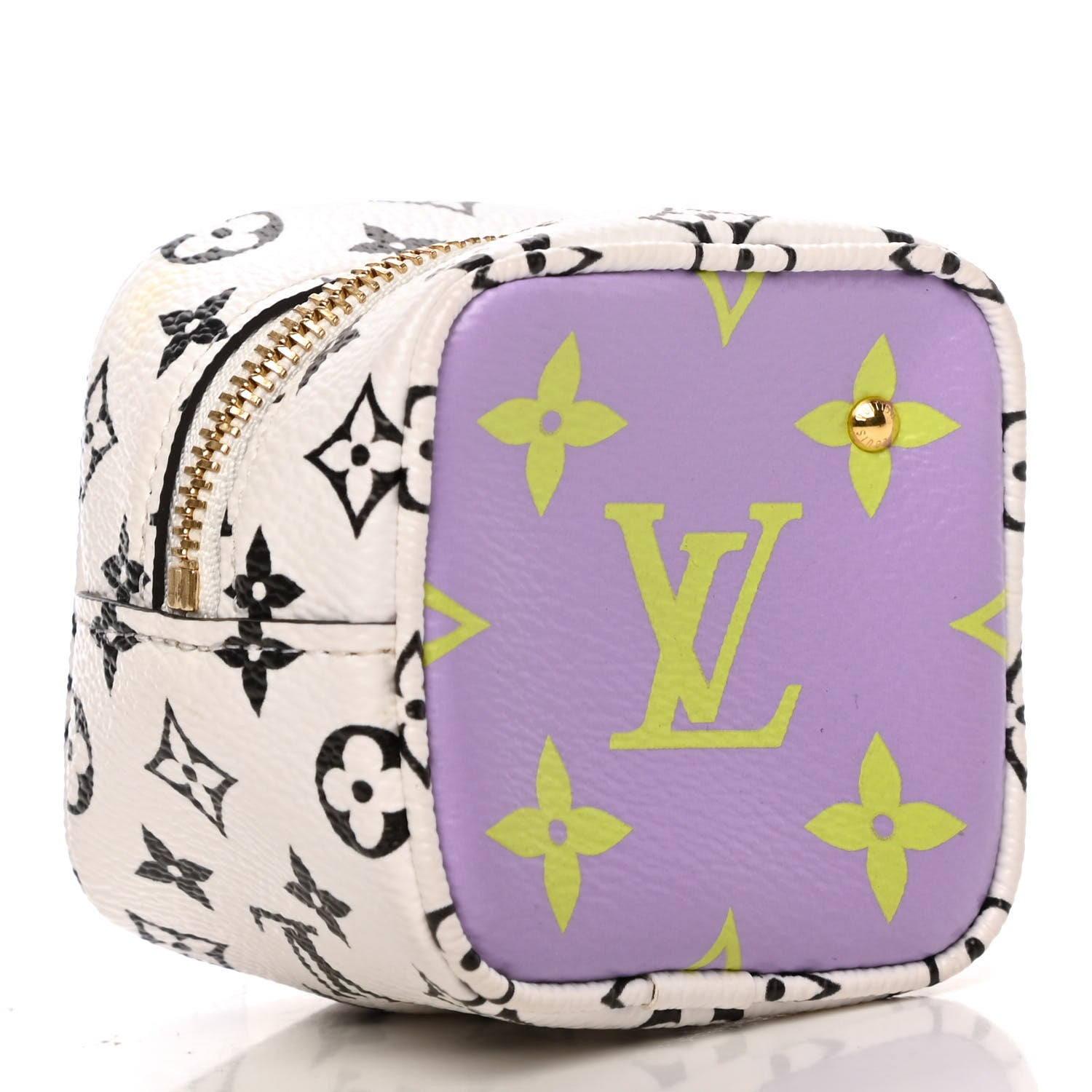 Louis Vuitton Monogram Giant Cube Coin Purse Pink 3 of 9