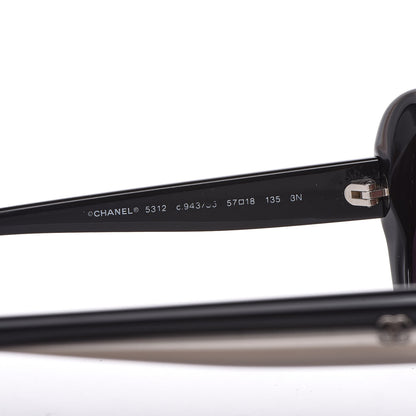 Chanel Signature Oval Sunglasses 5312 Black 5 of 7