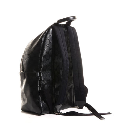 Gucci Imprime Monogram Medium Classic Backpack Black 3 of 9