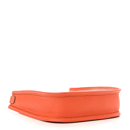 Hermes Taurillon Clemence Evelyne TPM Orange 4 of 11