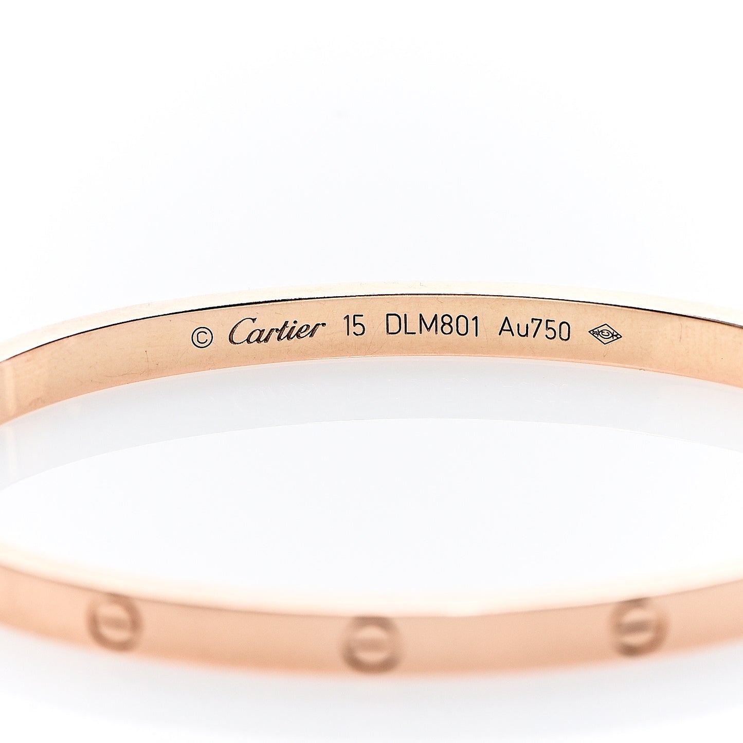 18K Pink Gold Small LOVE Bracelet 15