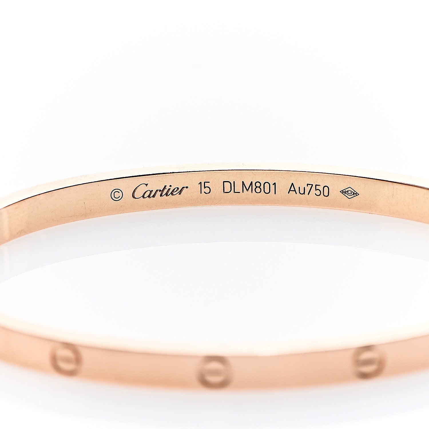 Cartier 18K Pink Gold Small LOVE Bracelet 15 3 of 5